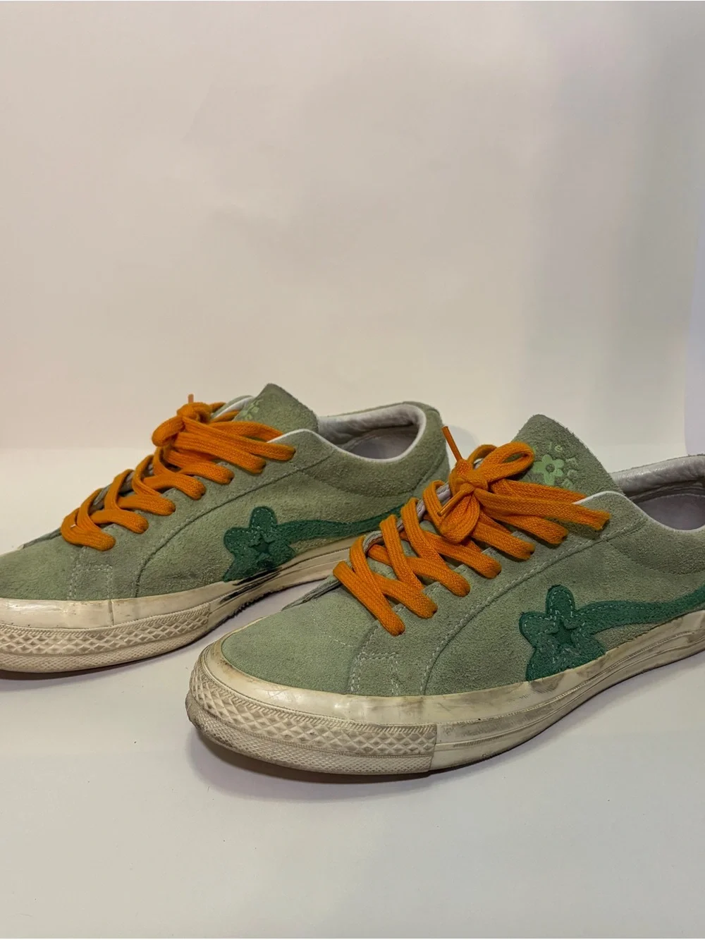Converse x GOLF le FLEUR One Star Ox Green Suede Men’s Size 8.5